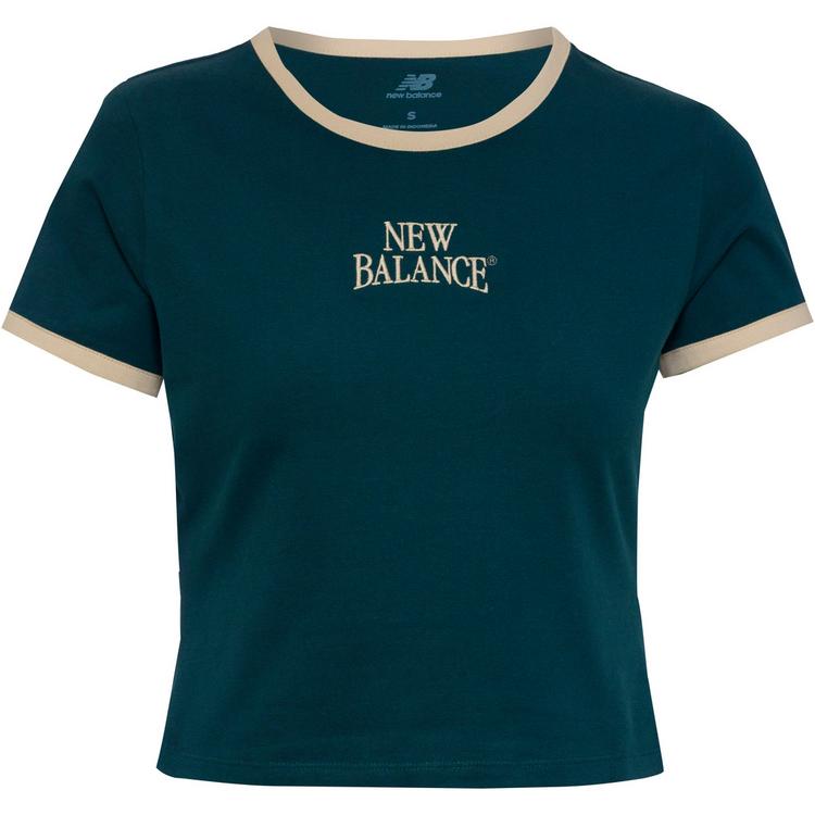 NEW BALANCE NEW BALANCE Croptop Damen - medusa green - 0 | SportScheck