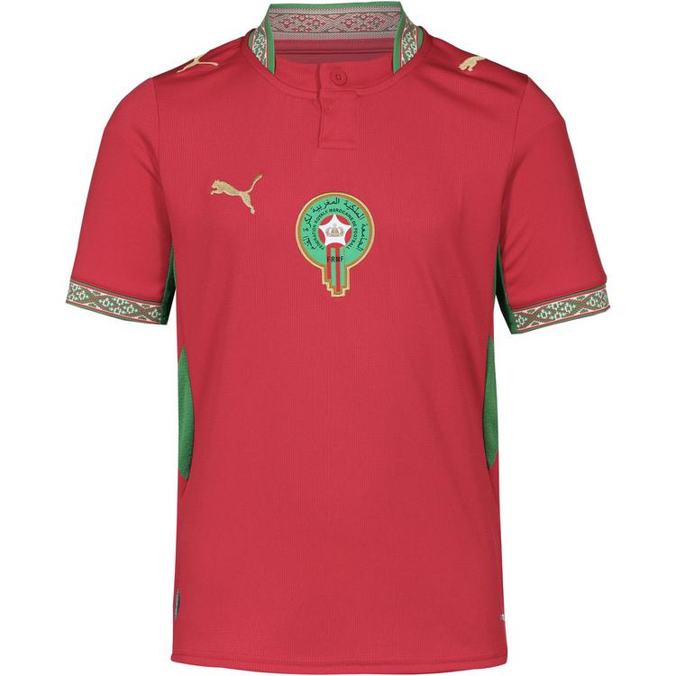 PUMA PUMA Marokko FRMF Home Teamtrikot Kinder - fast red-victory gold - 0 | SportScheck