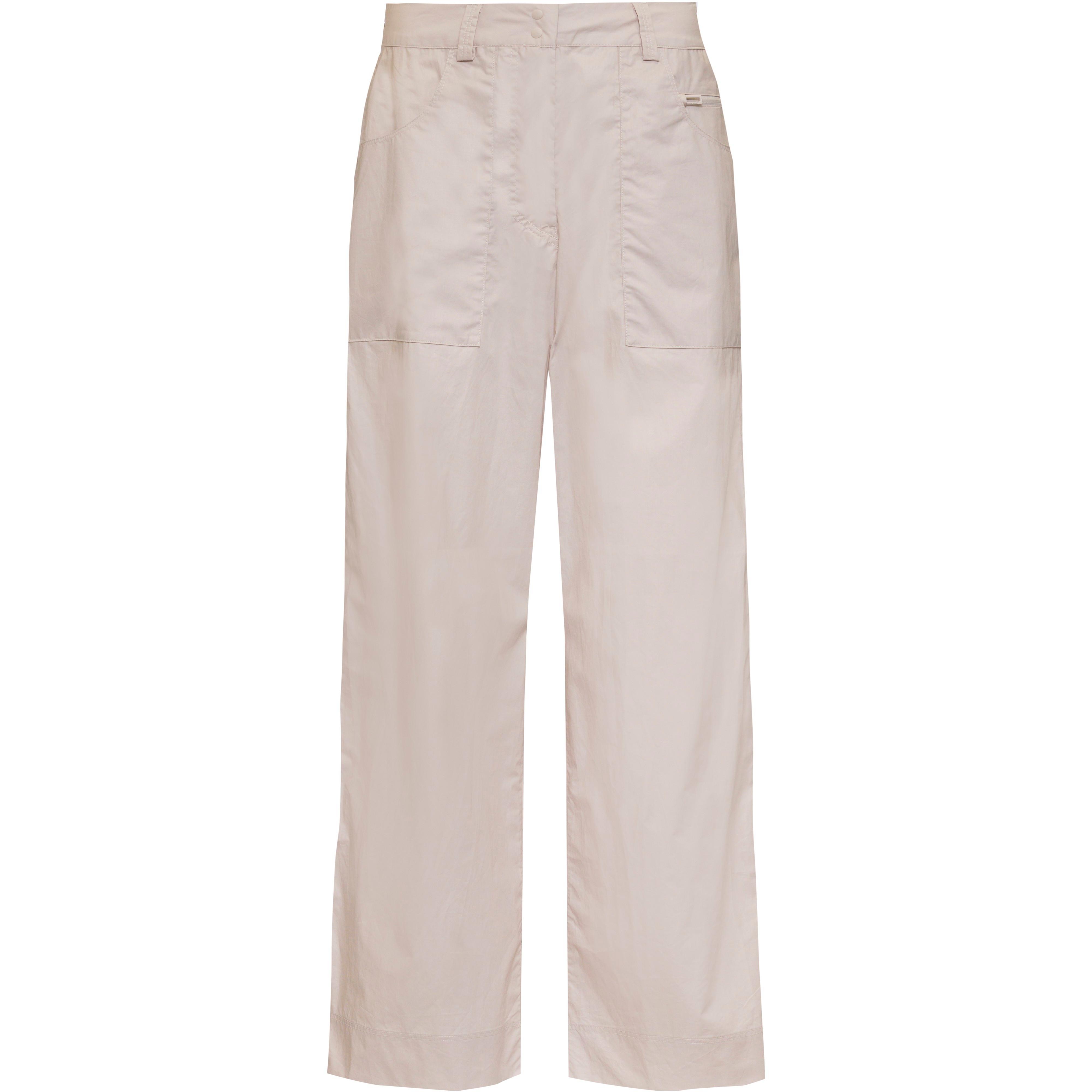 Jeanne Baret Funktionshose Wasserfest Gürtelschlaufen Baumwolle Beige