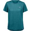 NEW BALANCE Athletics T-Shirt Funktionsshirt Damen - big teal heather