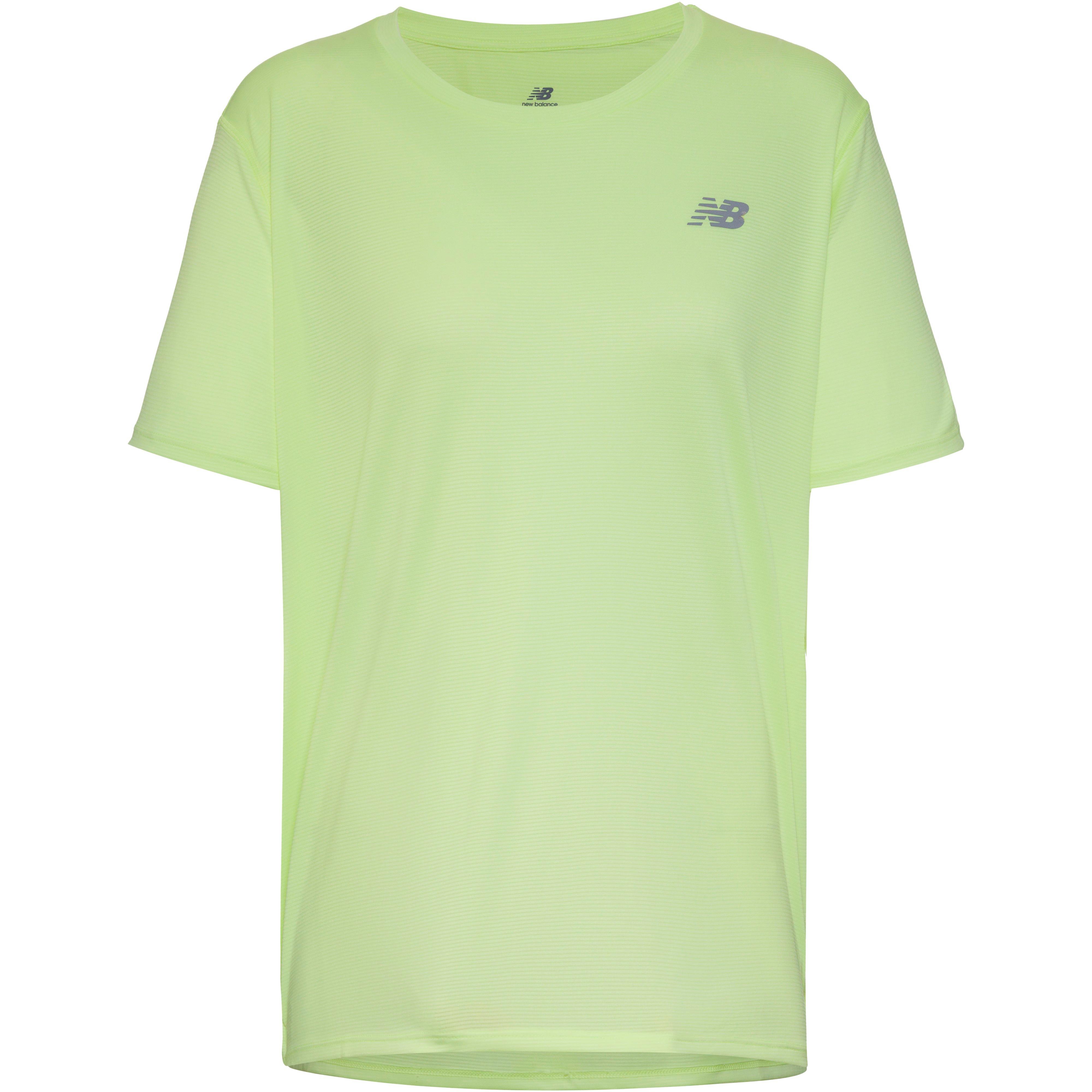 New Balance Funktionsshirt Rundhals Schnelltrocknend Polyester Schwarz