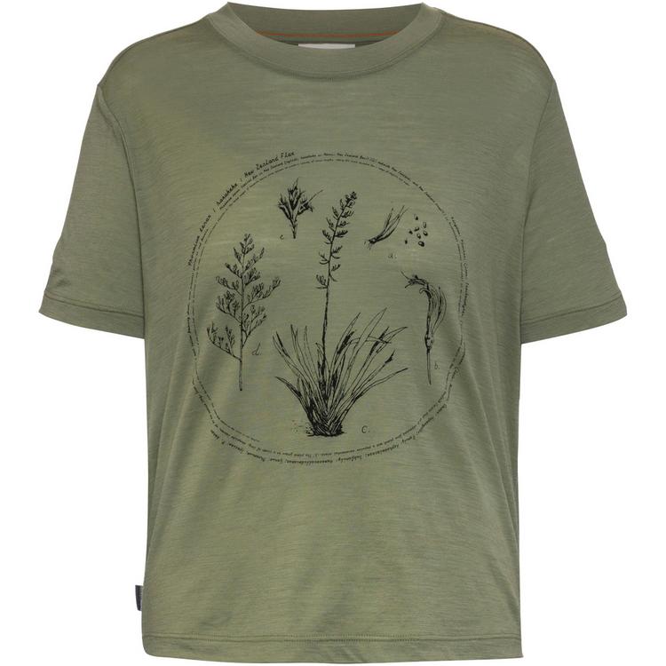 Icebreaker Icebreaker 150 Tech Lite Crop Seed Story Funktionsshirt Damen - lichen - 0 | SportScheck
