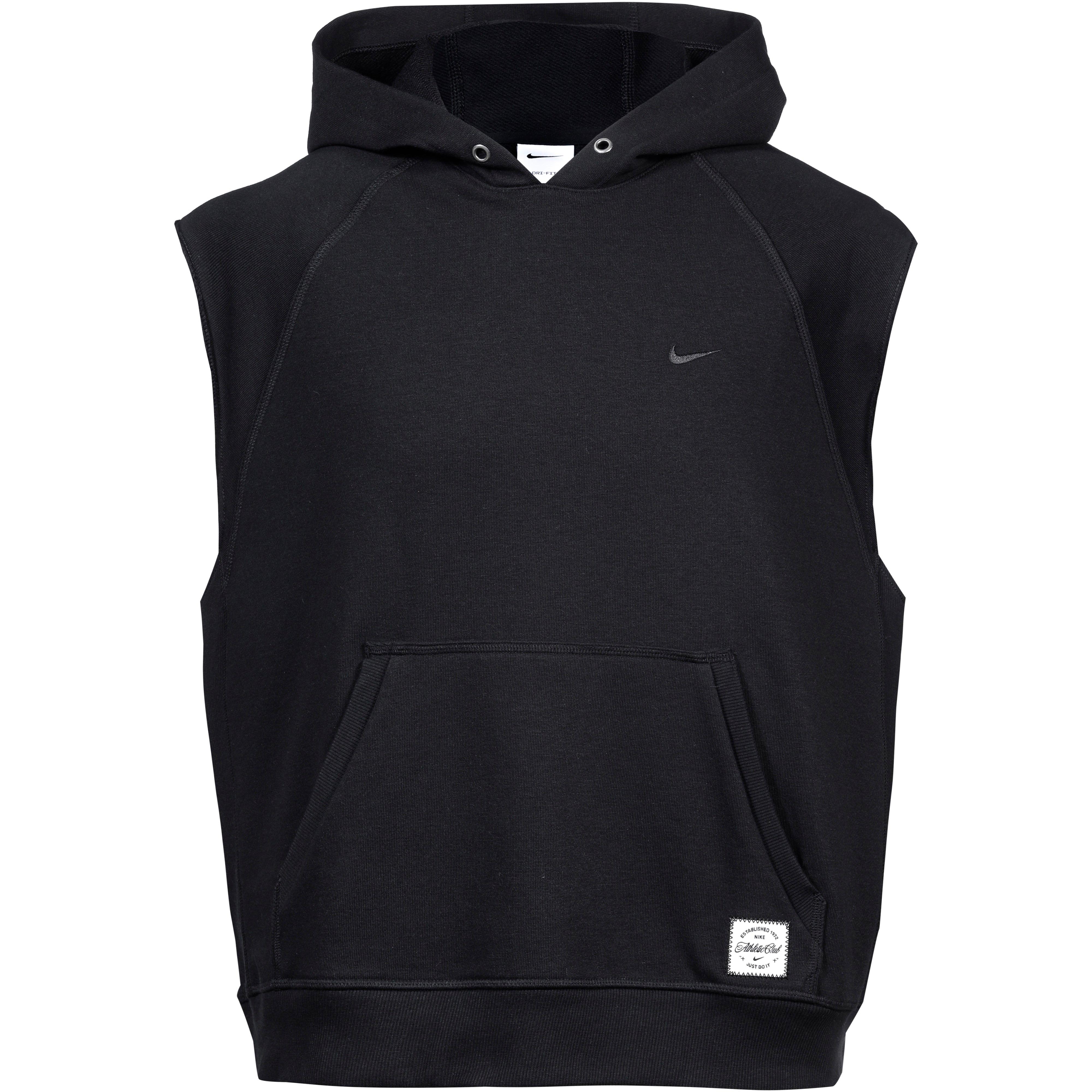 Nike Hoodie Cutoff Dri-FIT Fleece Schwarz