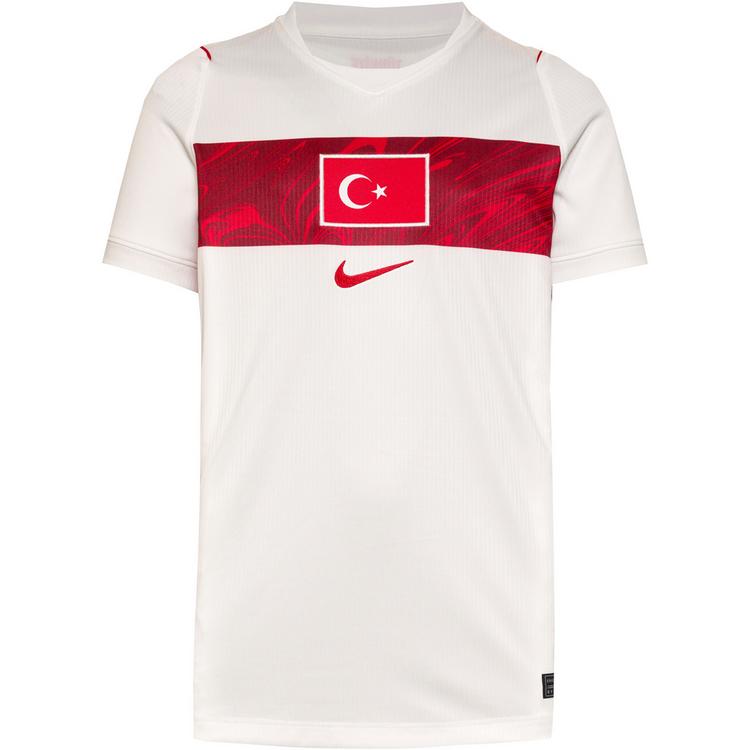 Nike Nike T&Uuml;RKEI AWAY Teamtrikot - white-sport red-sport red - 0 | SportScheck