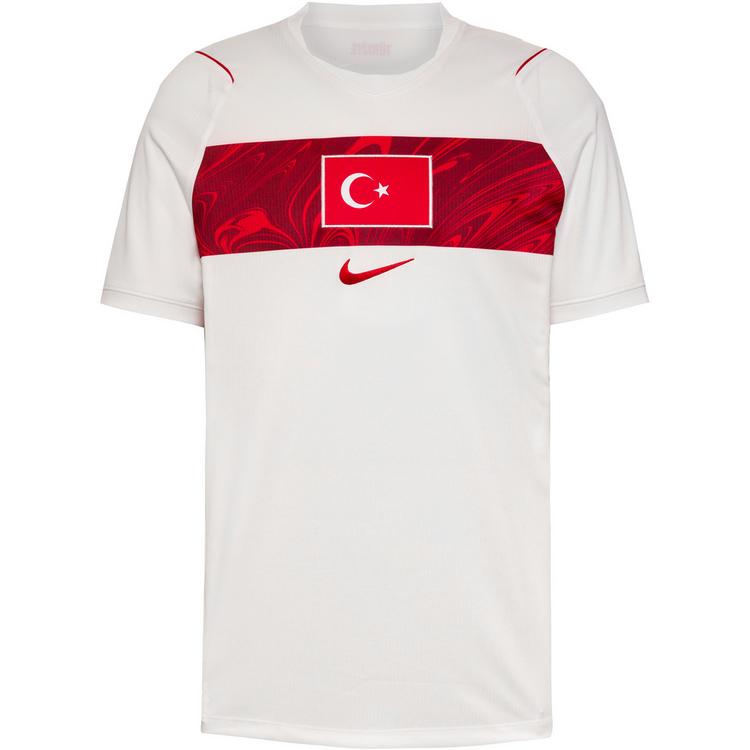 Nike Nike T&Uuml;RKEI AWAY Teamtrikot Herren - white-sport red-sport red - 0 | SportScheck