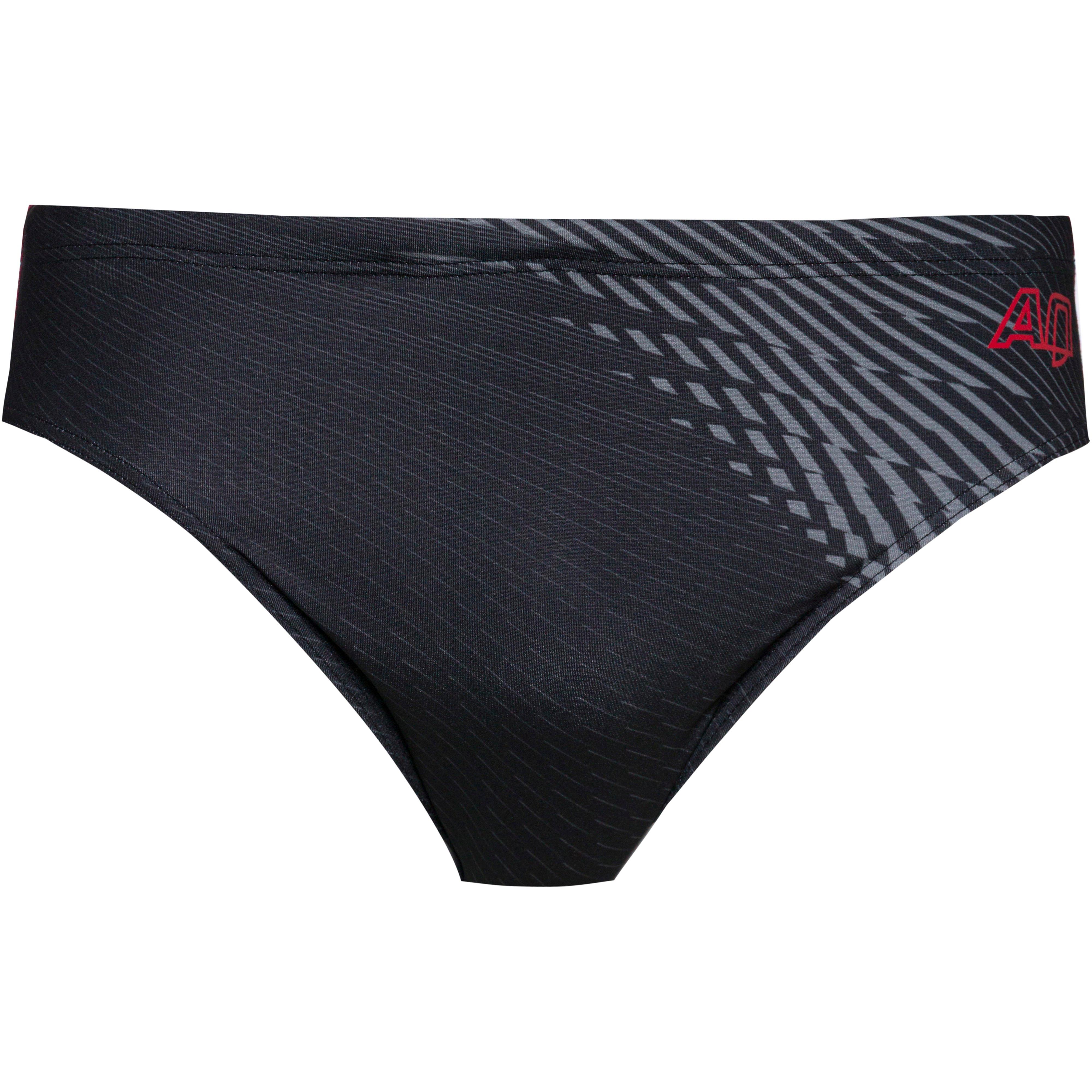 AQUARAPID Badehose Badeslip UPF 50+ Polyester Schwarz