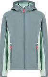 McKinley Abe LT Softshelljacke M&auml;dchen - blue petrol-mint