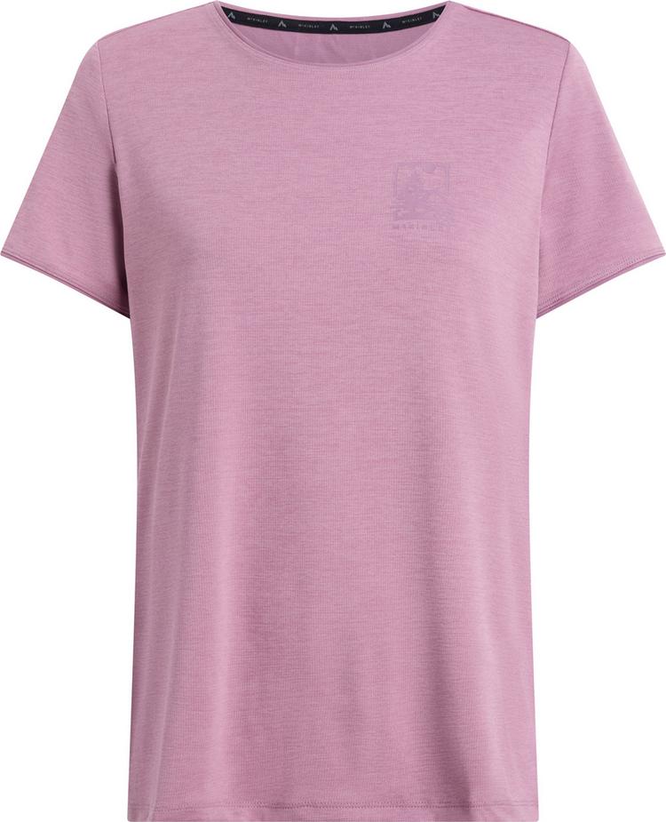 McKinley McKinley Hunu II Funktionsshirt Damen - melange-rose dark-vi - 0 | SportScheck