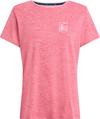 McKinley Hunu II Funktionsshirt Damen - melange-pink dark-pi