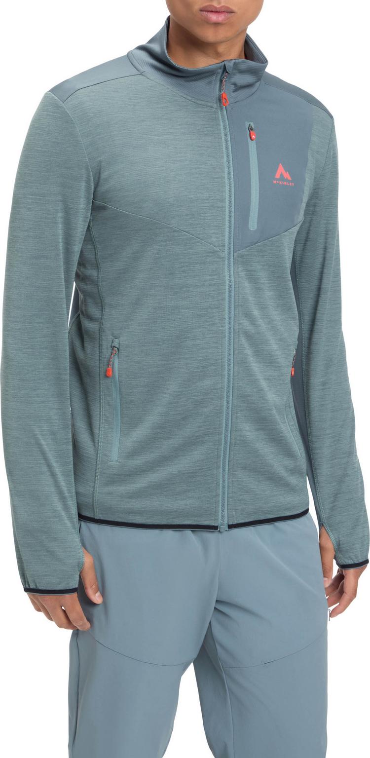 McKinley McKinley Thoma II Fleecejacke Herren - melange-blue smoke - 0 | SportScheck