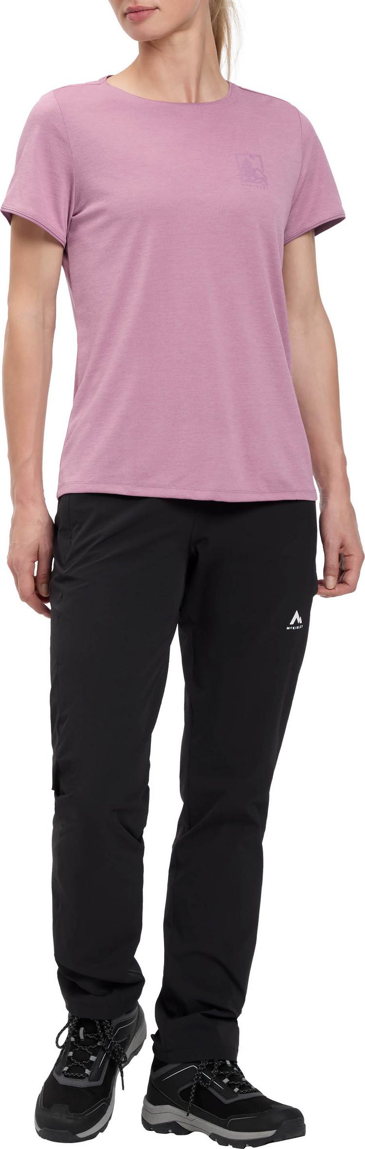 McKinley McKinley Hunu II Funktionsshirt Damen - melange-rose dark-vi - 2 | SportScheck
