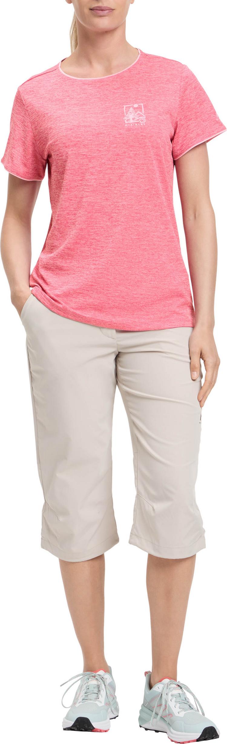 McKinley McKinley Hunu II Funktionsshirt Damen - melange-pink dark-pi - 2 | SportScheck