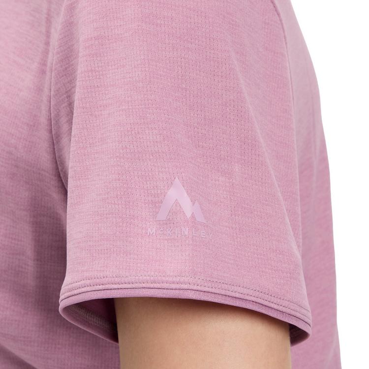McKinley McKinley Hunu II Funktionsshirt Damen - melange-rose dark-vi - 4 | SportScheck