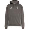 PUMA BMG FtblKING Hoodie Herren - flat medium gray-puma green