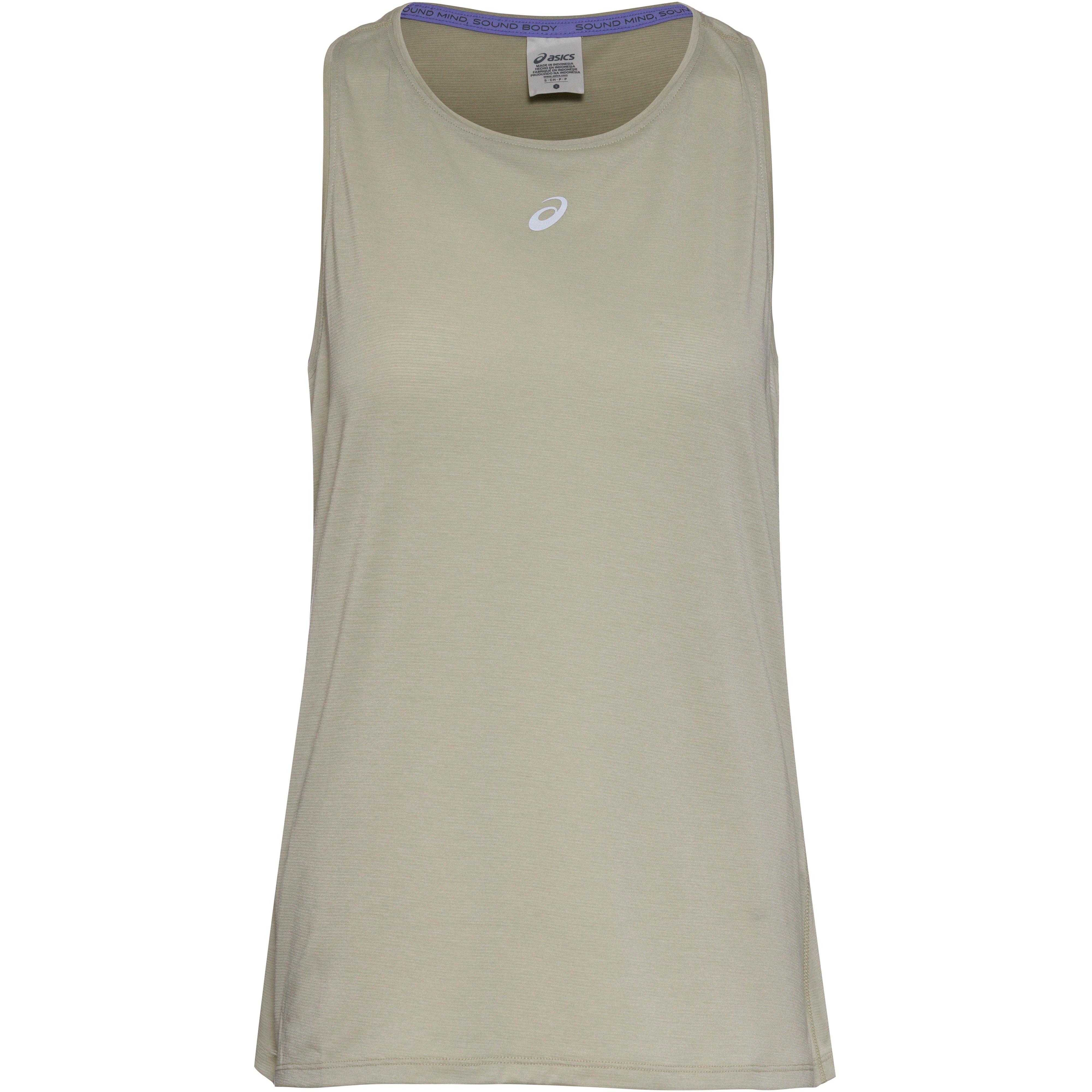 ASICS Funktionstank Adjustable Knit Kunstfaser Gelb