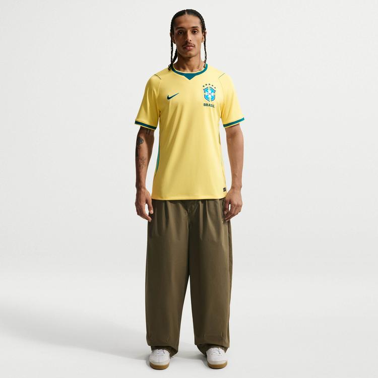Nike Nike BRASILIEN HOME Teamtrikot Herren - canary-light menta-geode teal - 0 | SportScheck