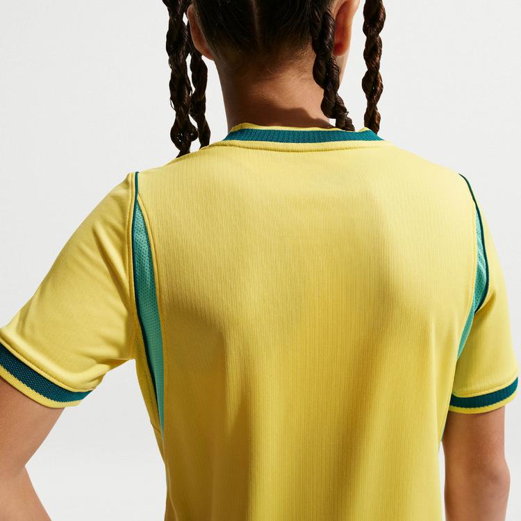 Nike Nike BRASILIEN STAD HOME Teamtrikot Kinder - canary-light menta-geode teal - 3 | SportScheck