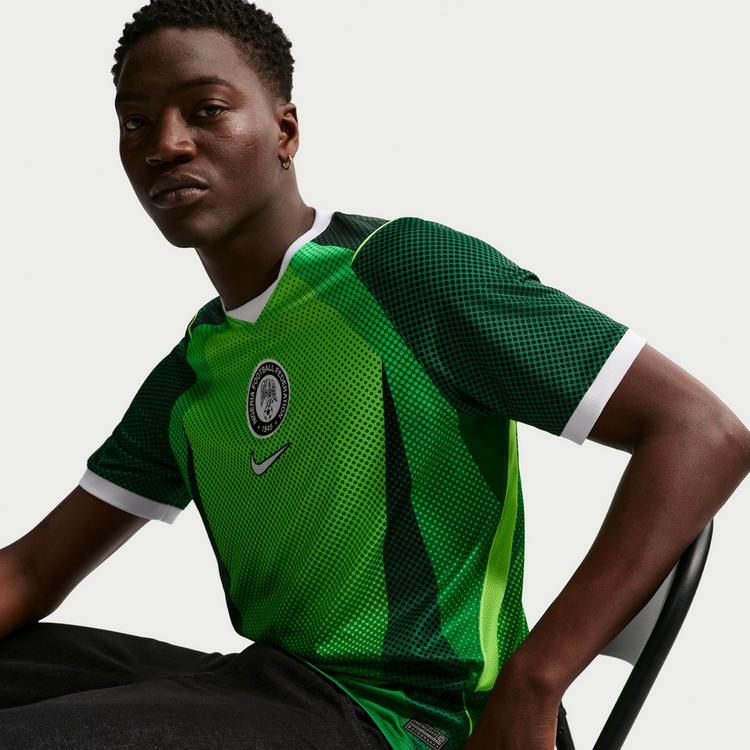 Nike Nike NIGERIA HOME Teamtrikot Herren - pine green-electric green-white - 4 | SportScheck