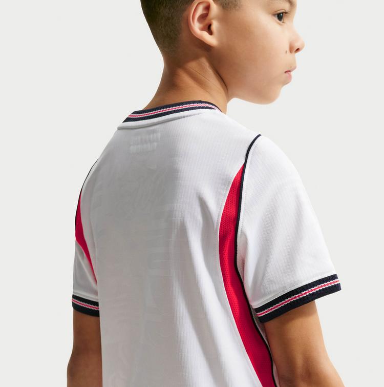 Nike Nike ENGLAND HOME Teamtrikot Kinder - white-speed red-obsidian-obsidian - 5 | SportScheck