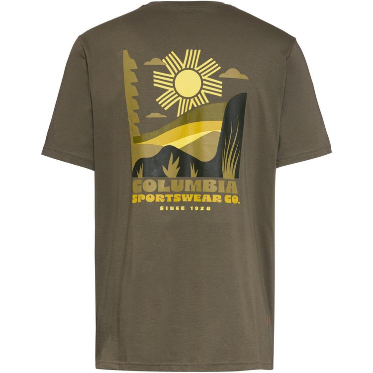 Columbia Columbia CSC T-Shirt Herren - stone green-shining sandscape - 0 | SportScheck