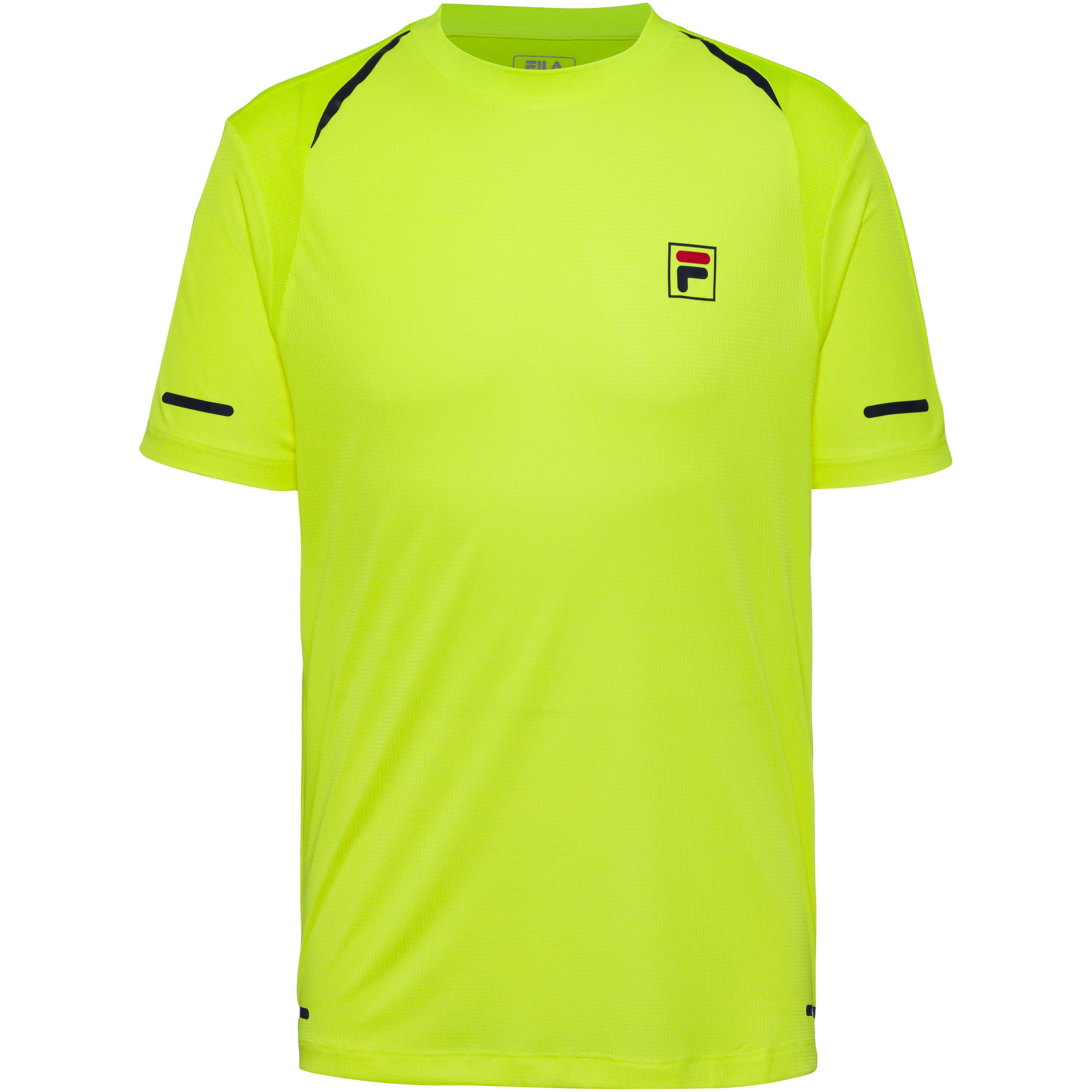 Fila Tennisshirt DrySkin Mesh Raglan Gelb