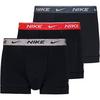 Nike ESSENTIAL COTTON STRETCH Unterhose Herren - blk-whte-brt crmsn-cl gry-cnftti wb