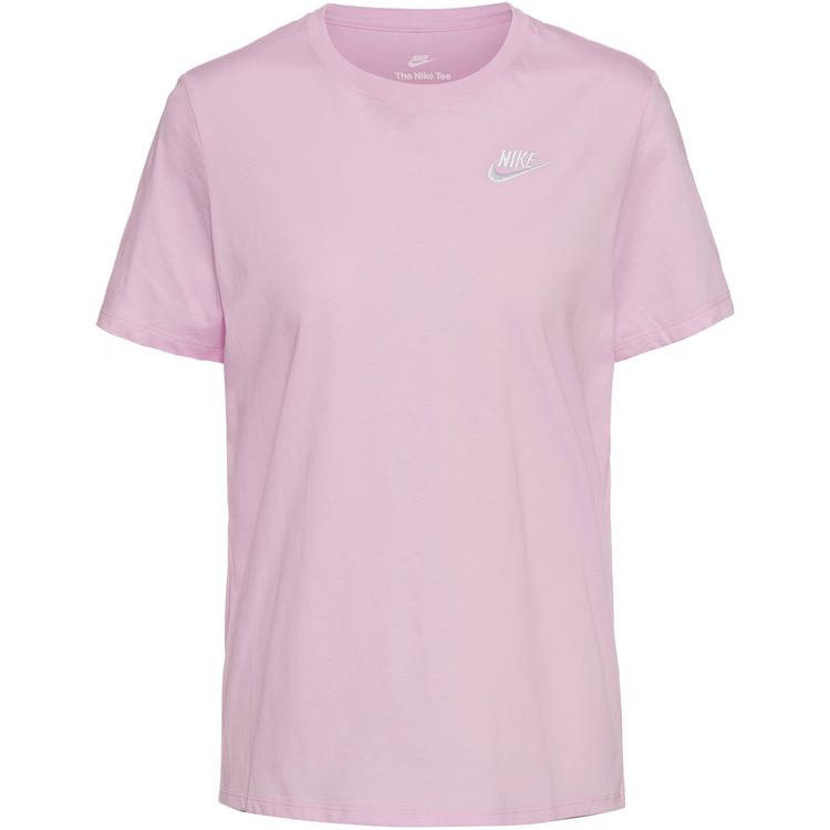 Nike Nike Club T-Shirt Damen - pink foam-white - 0 | SportScheck