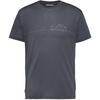 Icebreaker Single Line Camp Funktionsshirt Herren - obsidian