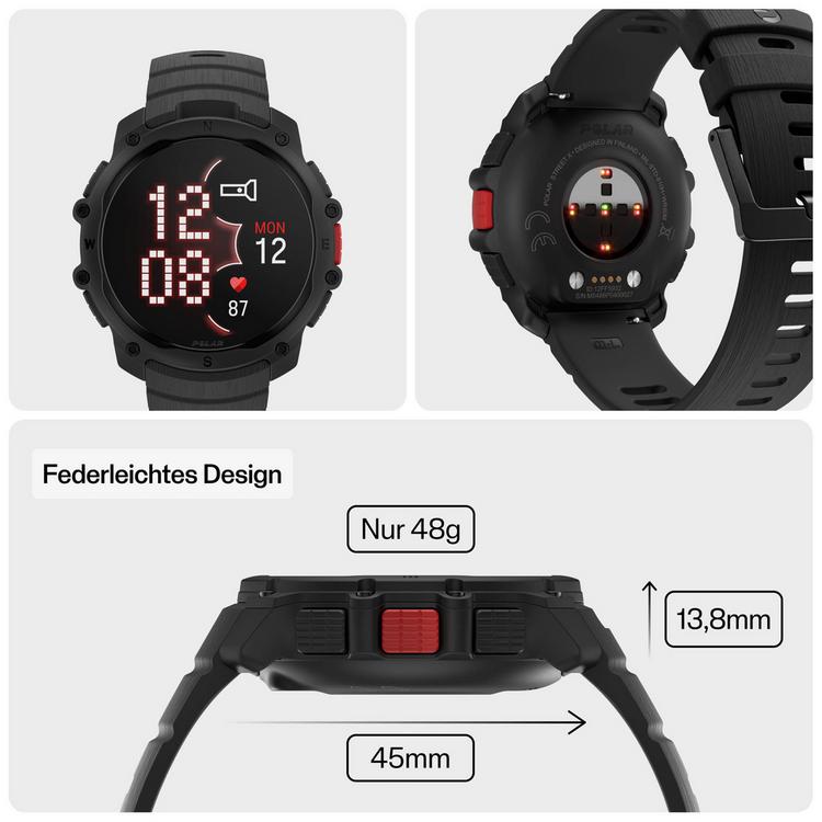 Polar Polar Street X Sportuhr - blk - 0 | SportScheck