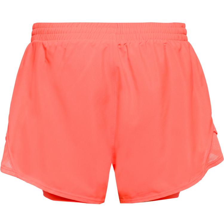 Under Armour Under Armour UA FLY BY 2-IN-1 SHORTS Laufshorts Damen - electric tangerine - 0 | SportScheck