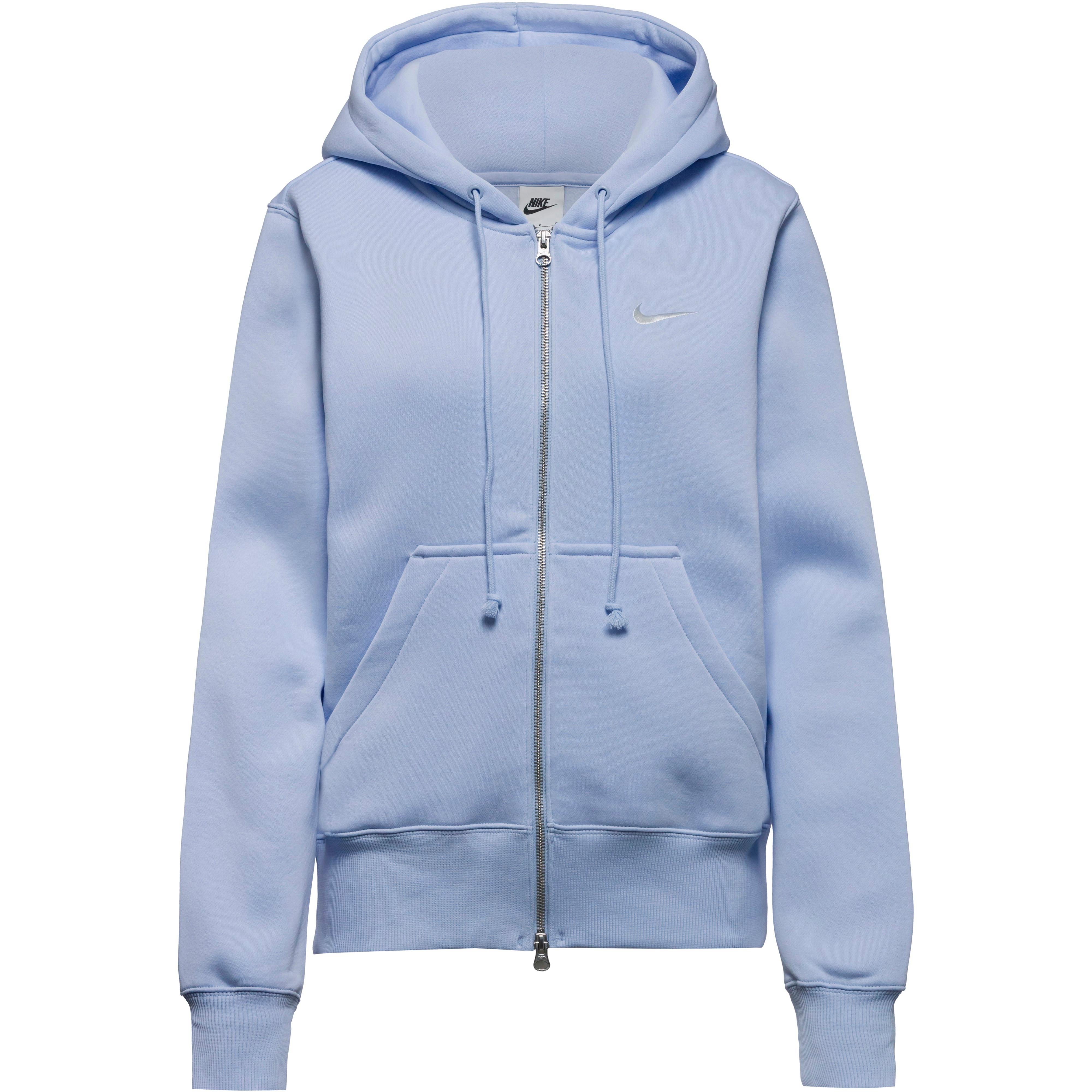 Nike Sweatjacke 2-Wege Zipper Baumwolle-Polyester Blau