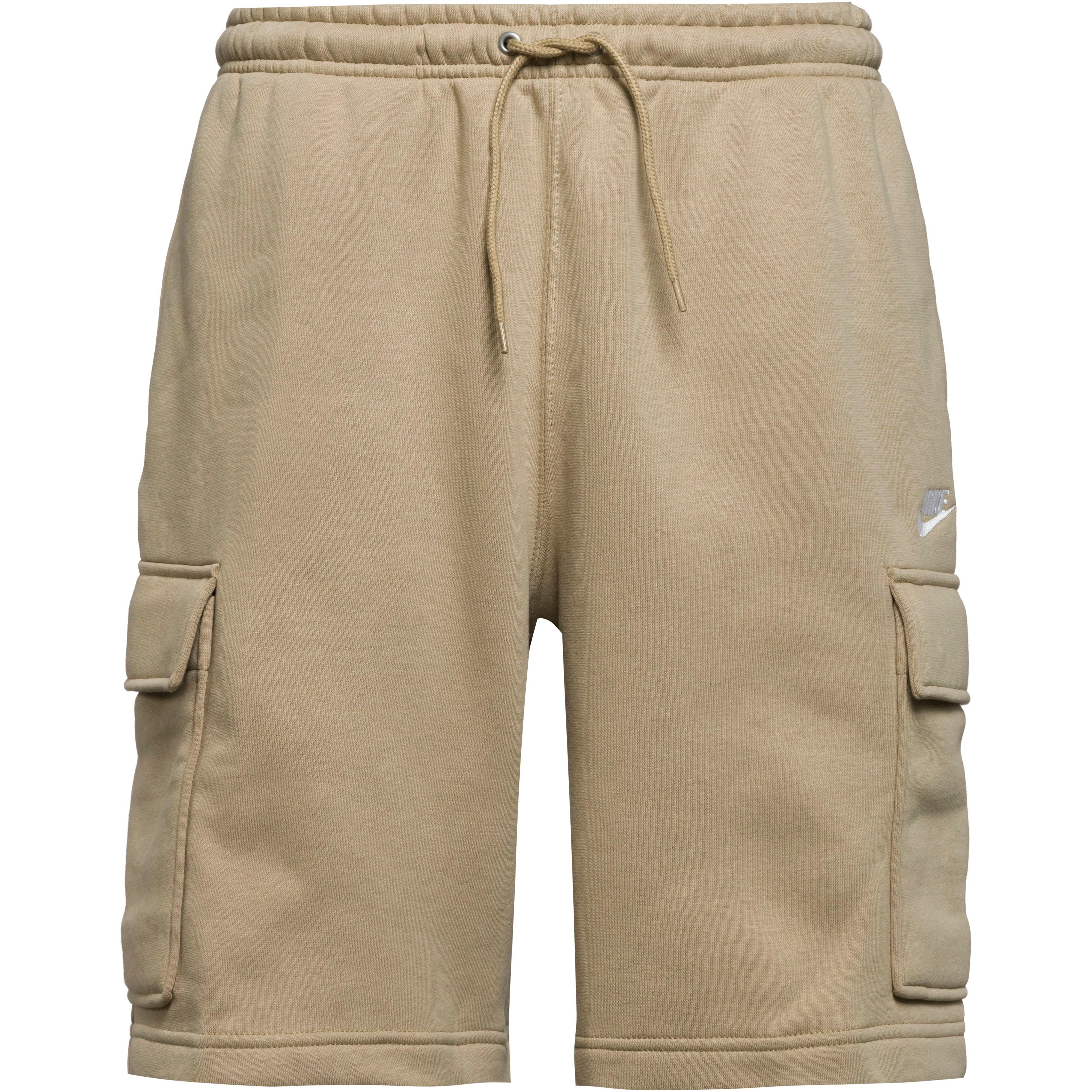 Nike Cargoshorts Elastikbund Mischgewebe Beige