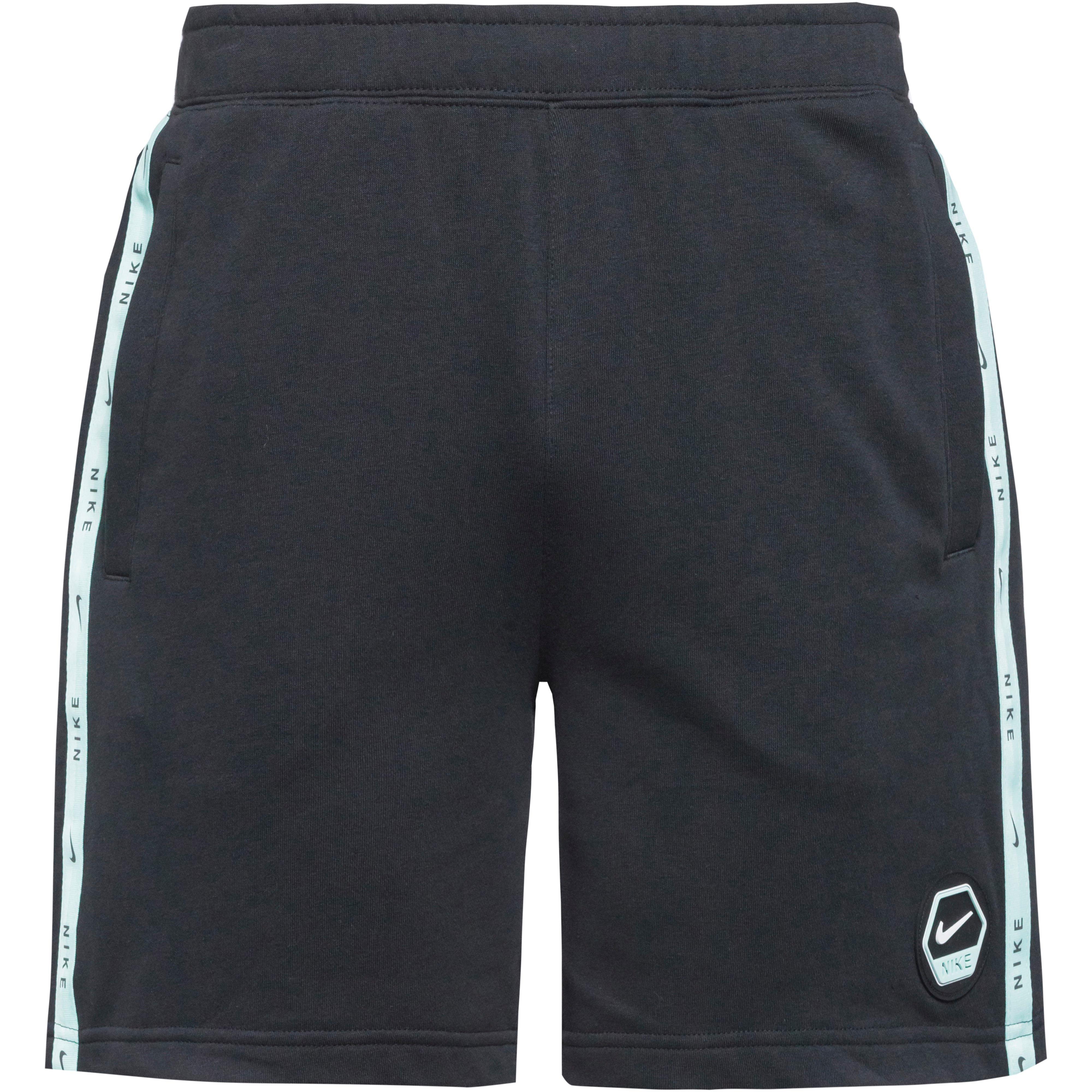 Nike Shorts Elastikbund Kordelzug Baumwolle-Polyester Schwarz