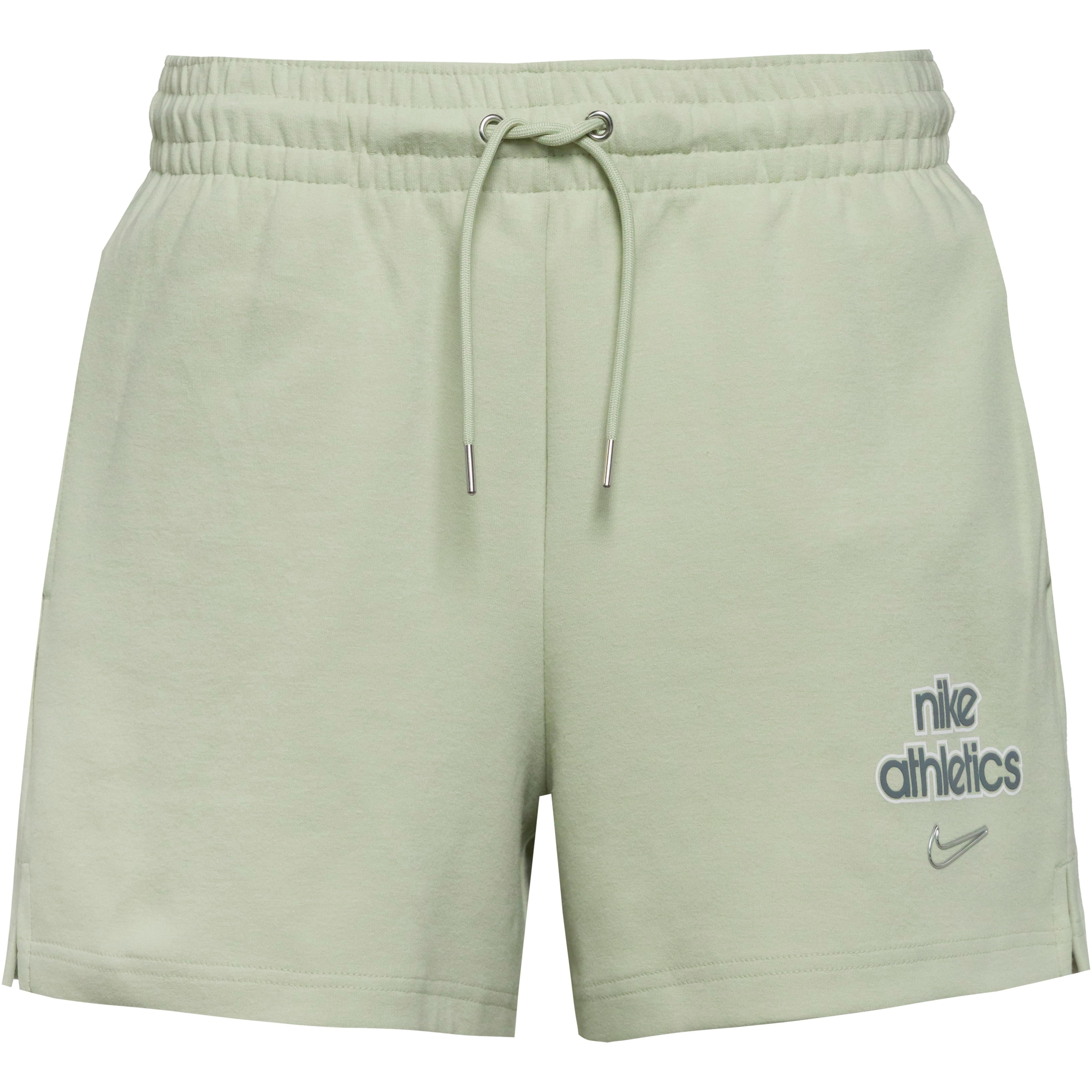 Nike Shorts Boyfriend Baumwolle-Polyester-Elastan Gruen