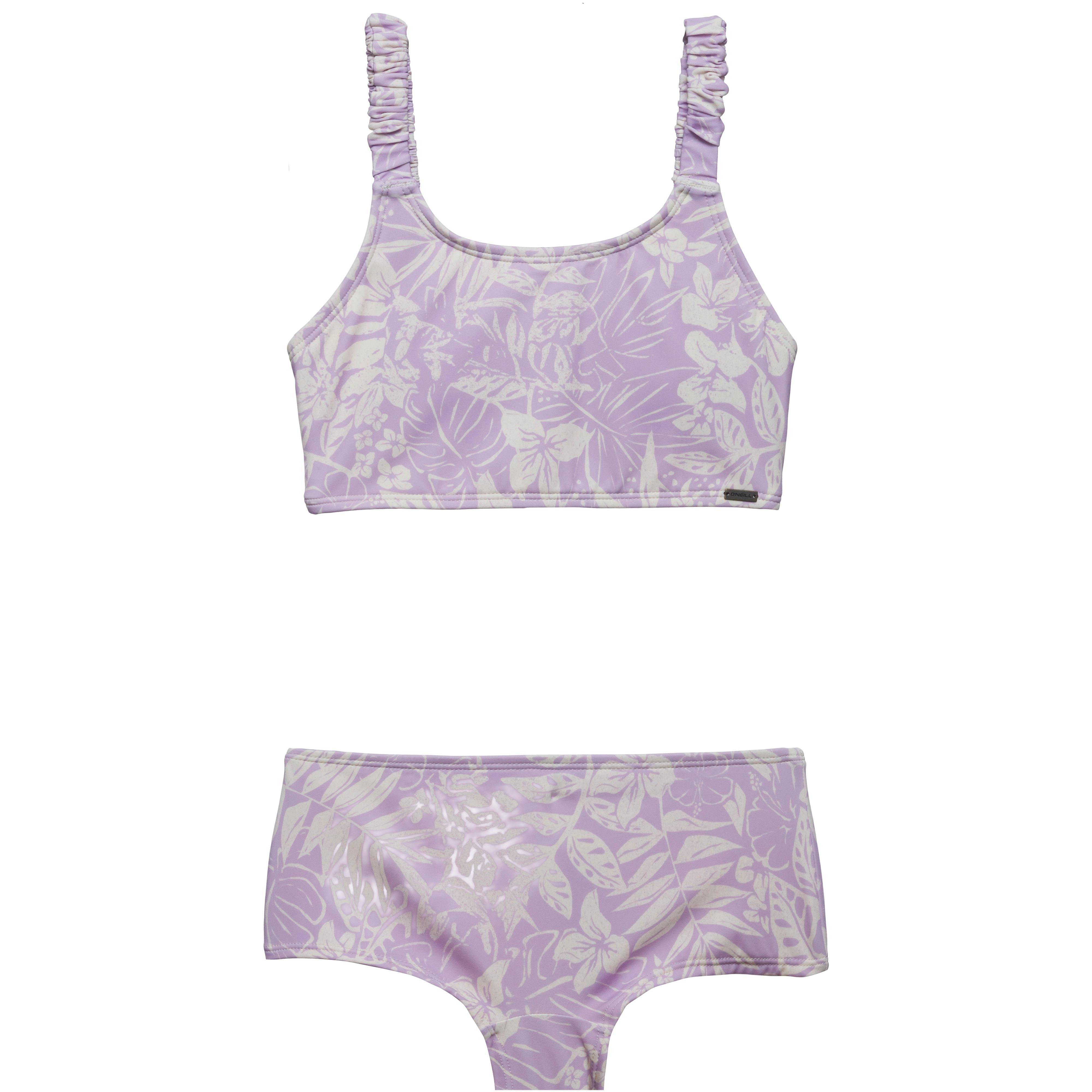 O'Neill Bikini Set Crop Top Softpad Kunstfaser Lila