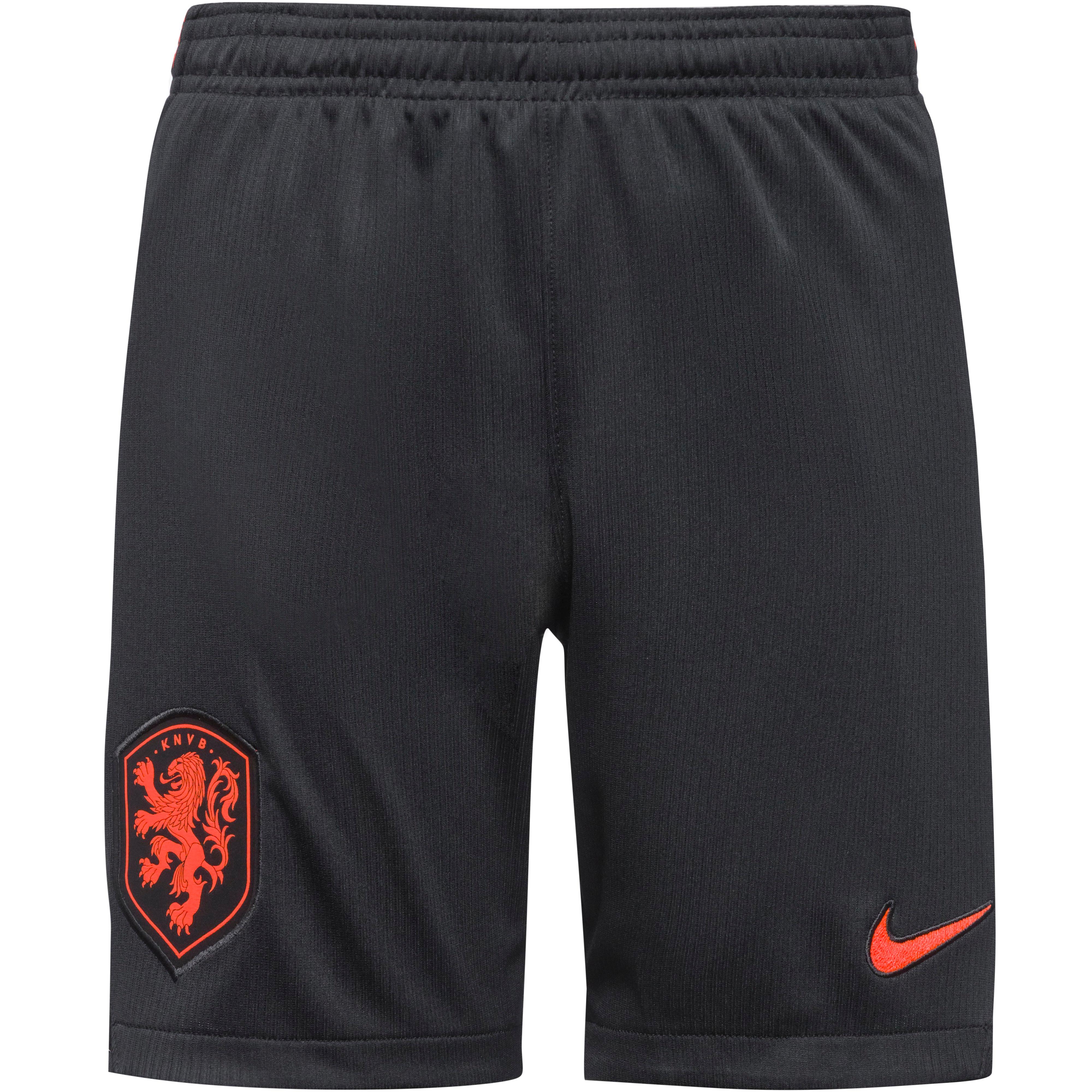 Nike Fußballshorts Vereinsdetail Dri-FIT Kunstfaser Schwarz