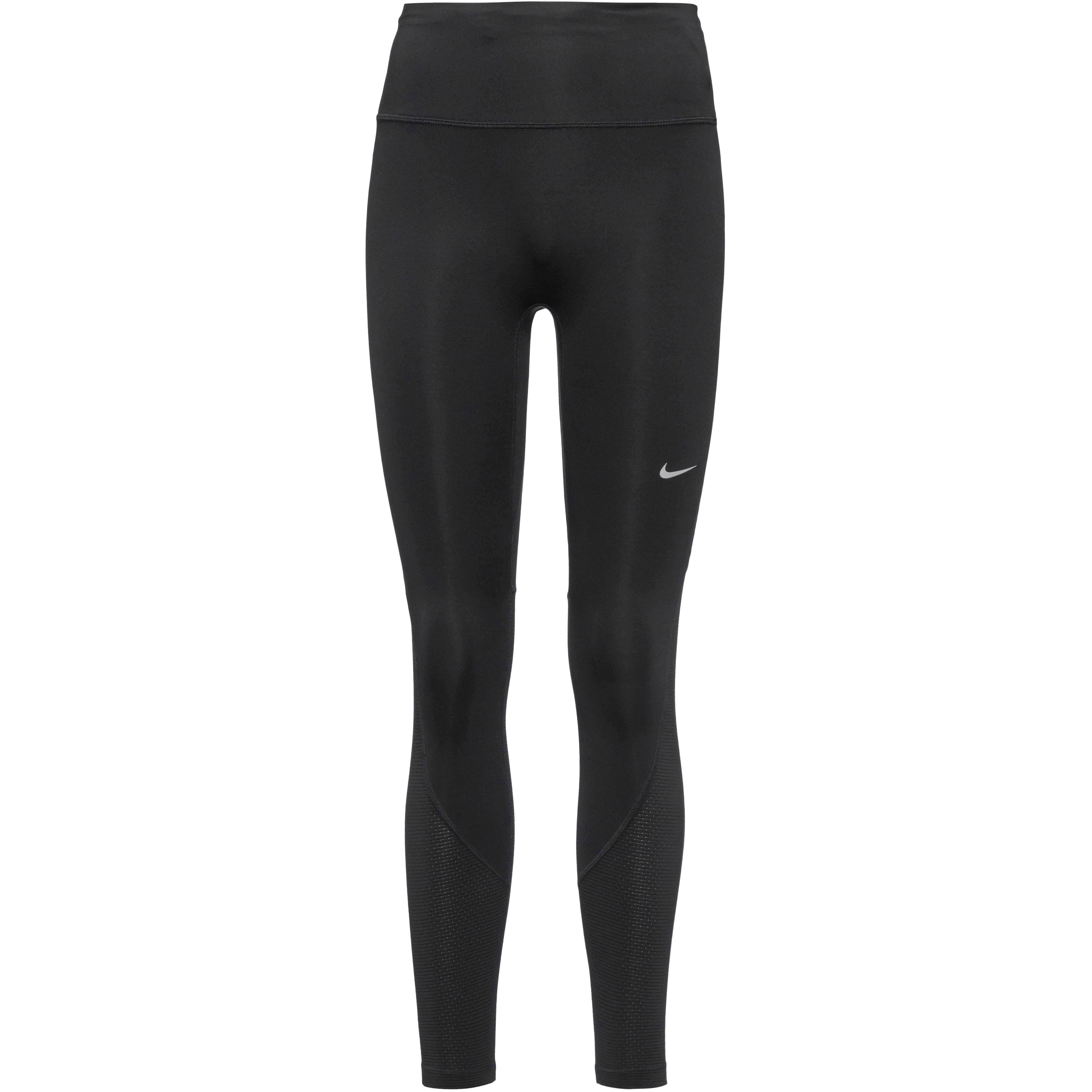Nike Lauftights Stretch Dri-FIT Kunstfaser Schwarz