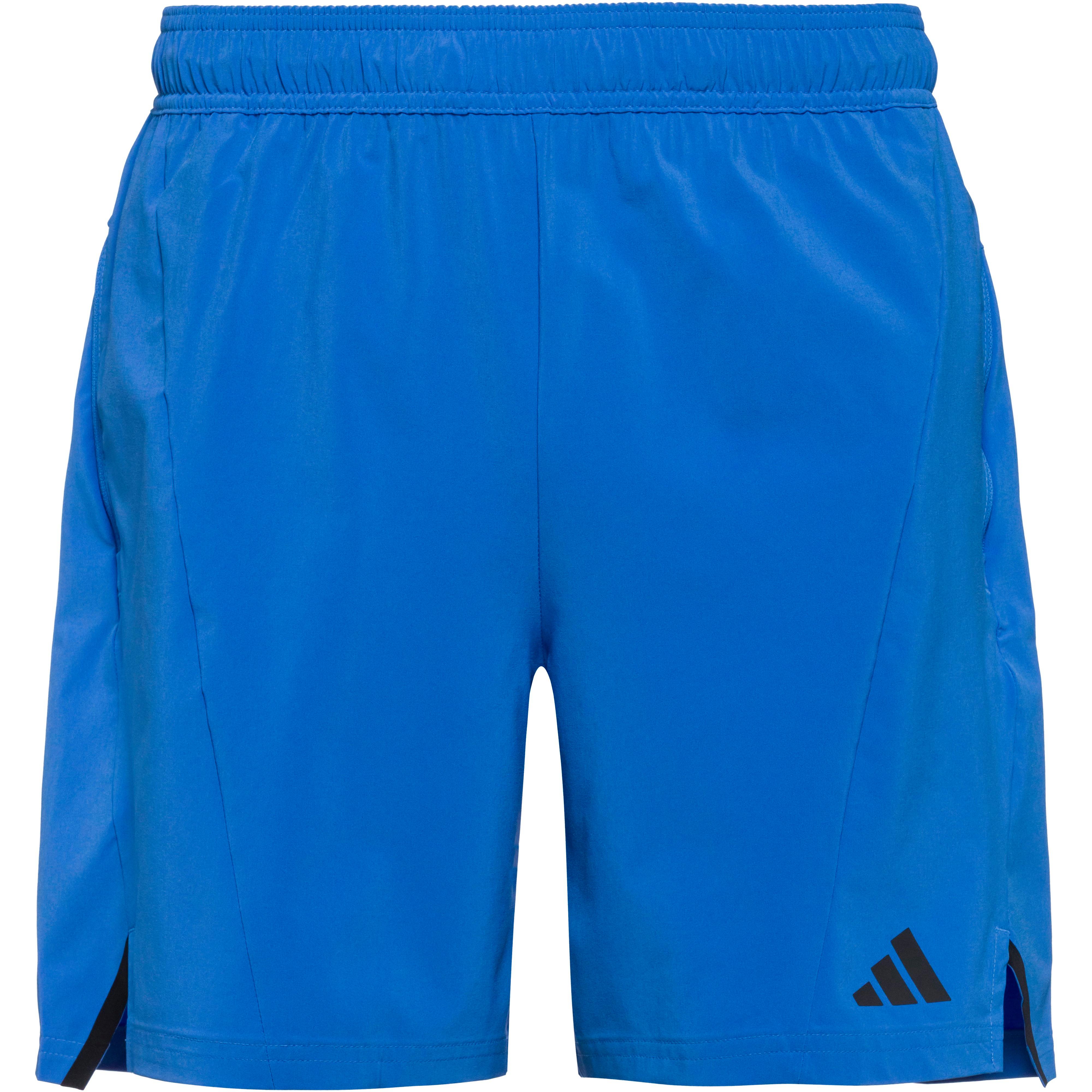 Adidas Funktionshose Logoprint Polyester-Elastan blau