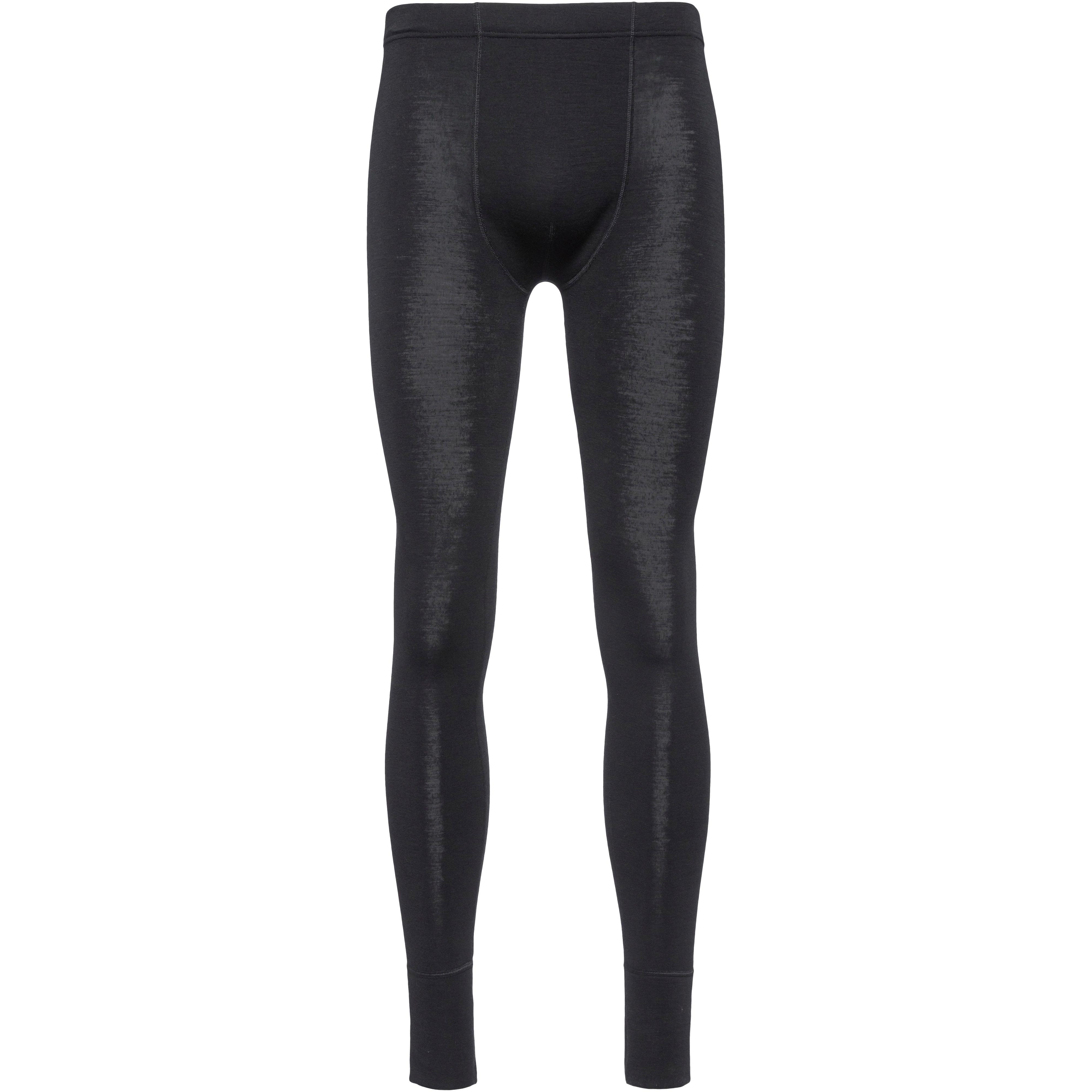 8848 Outdoor Lange Funktionsunterhose Herren Merinowolle Schwarz