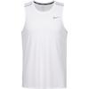 Nike Miler Funktionstank Herren - white-reflective silv