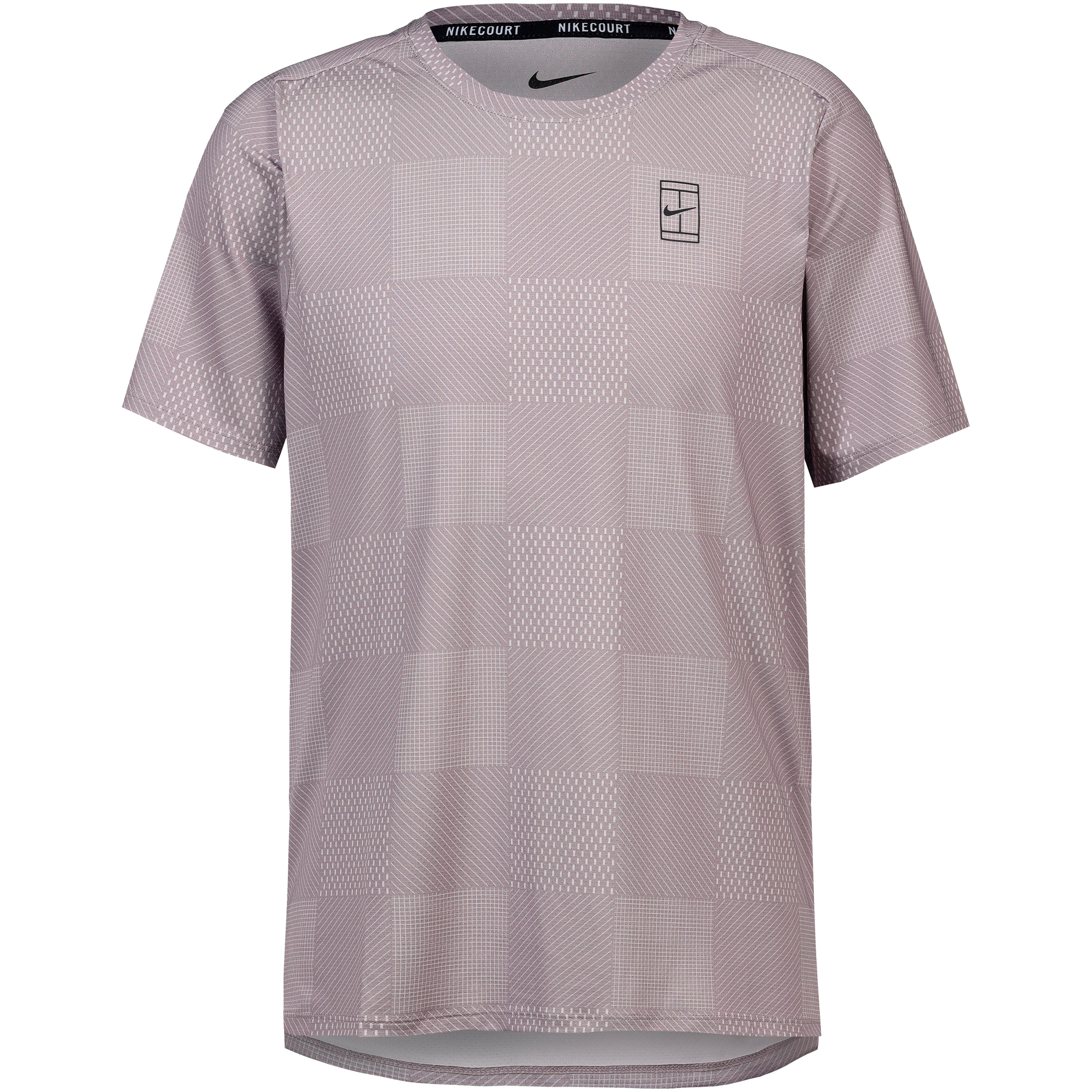Nike Tennisshirt Stretch Knit Dri-FIT Polyester Lila