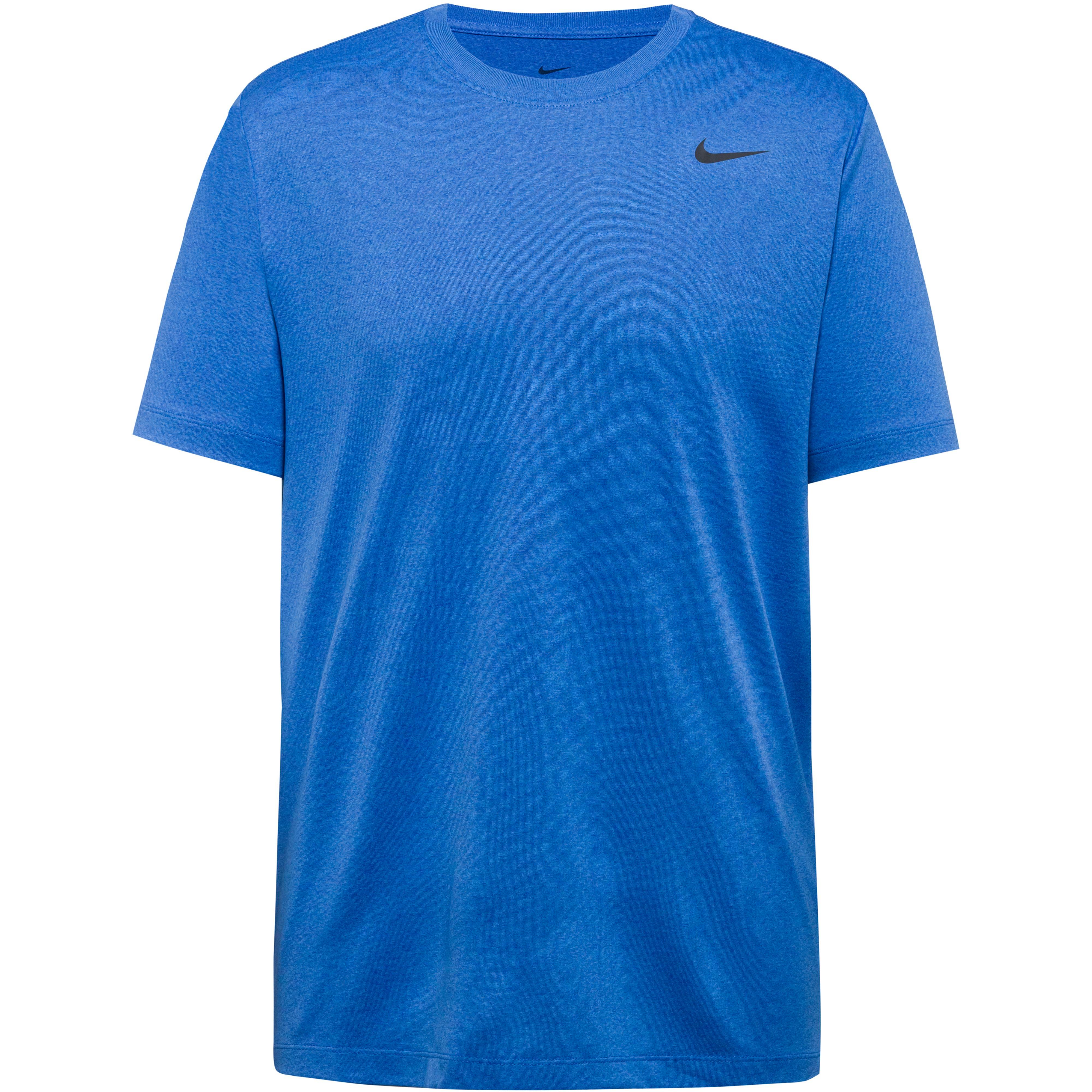 Nike Funktionsshirt Dri-FIT Rundhals Polyester Blau