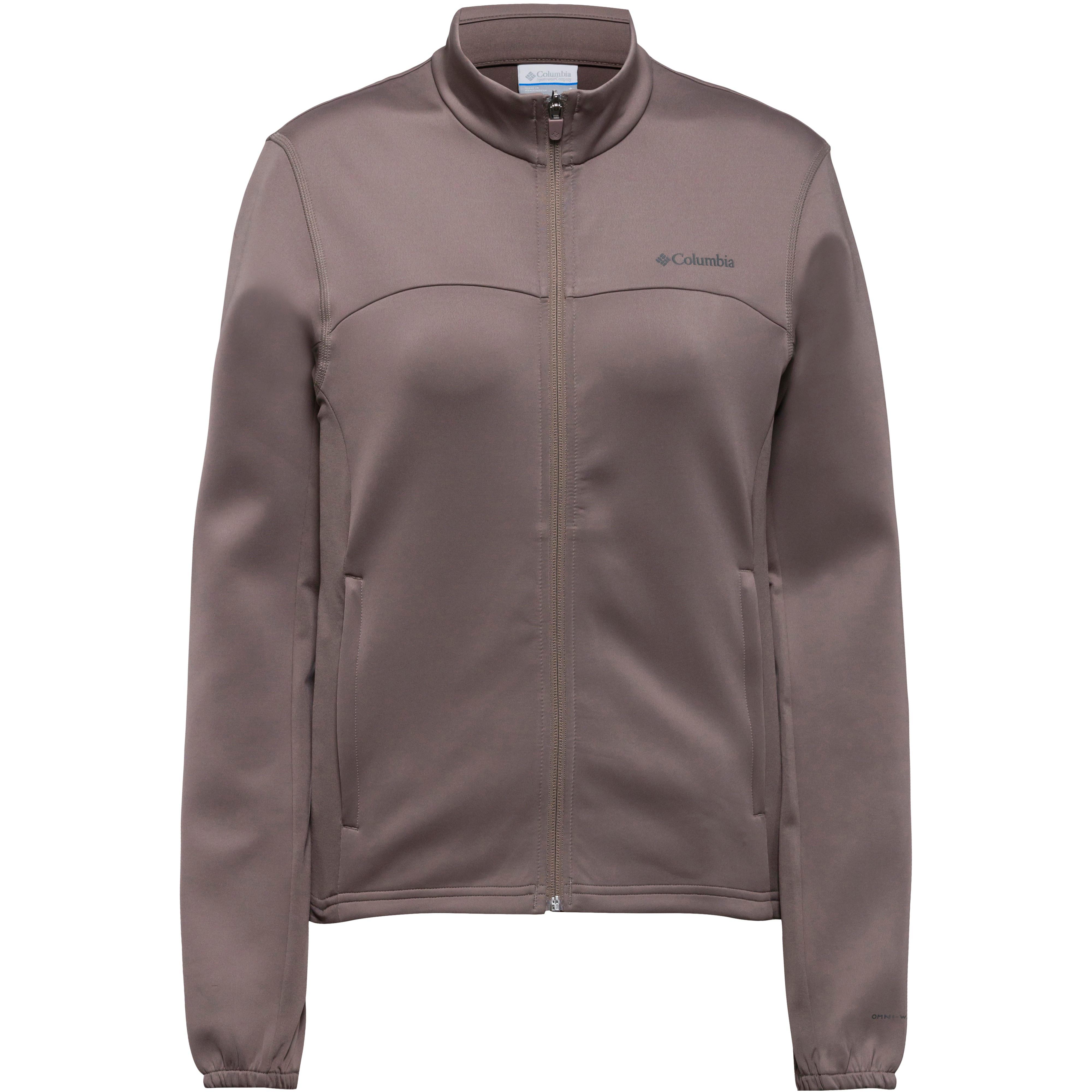 Columbia Fleecejacke Stehkragen Seitentaschen Grau
