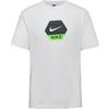 Nike T-Shirt Herren - white-electric green