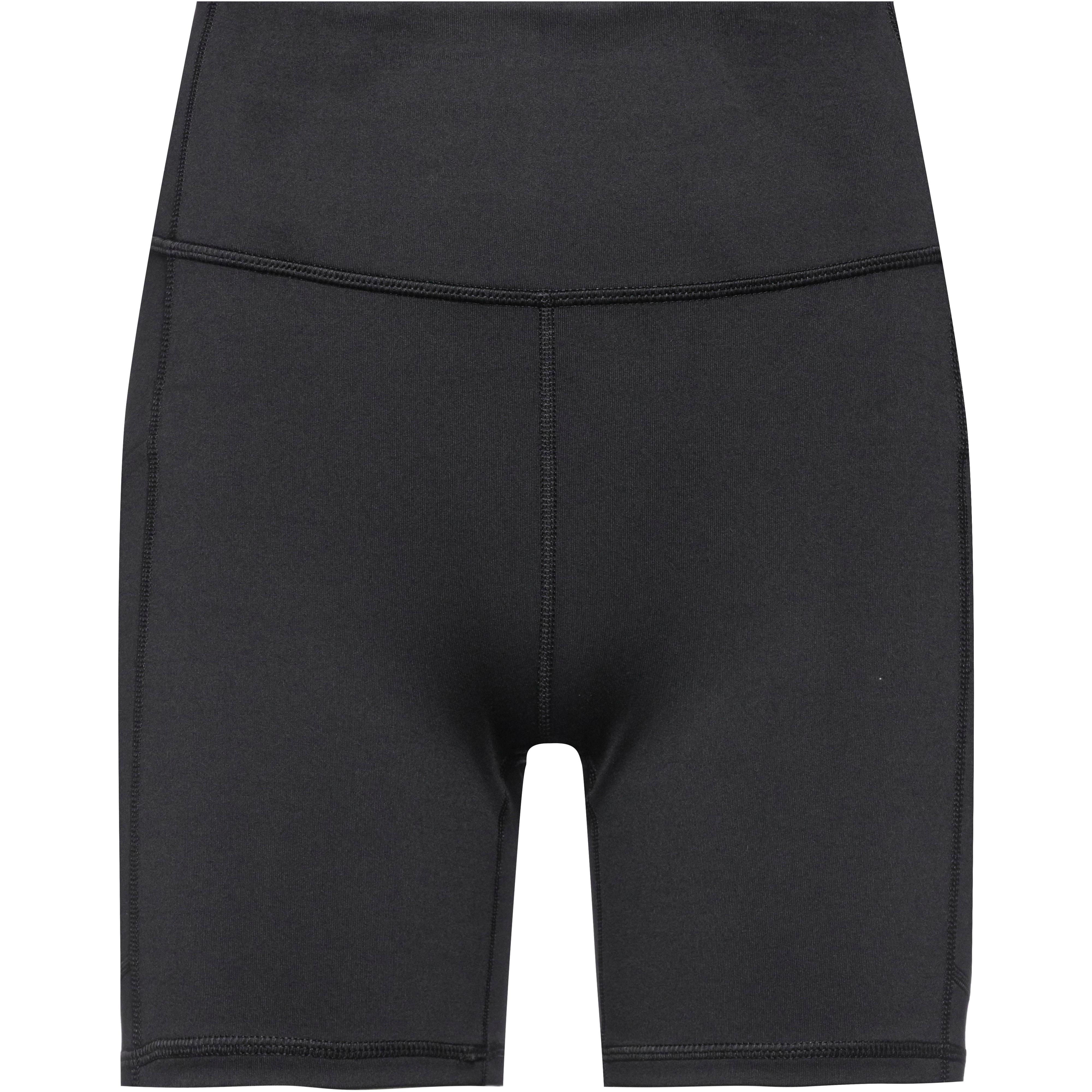 FABLETICS Tights Kurz Flache Nähte Kunstfaser Schwarz