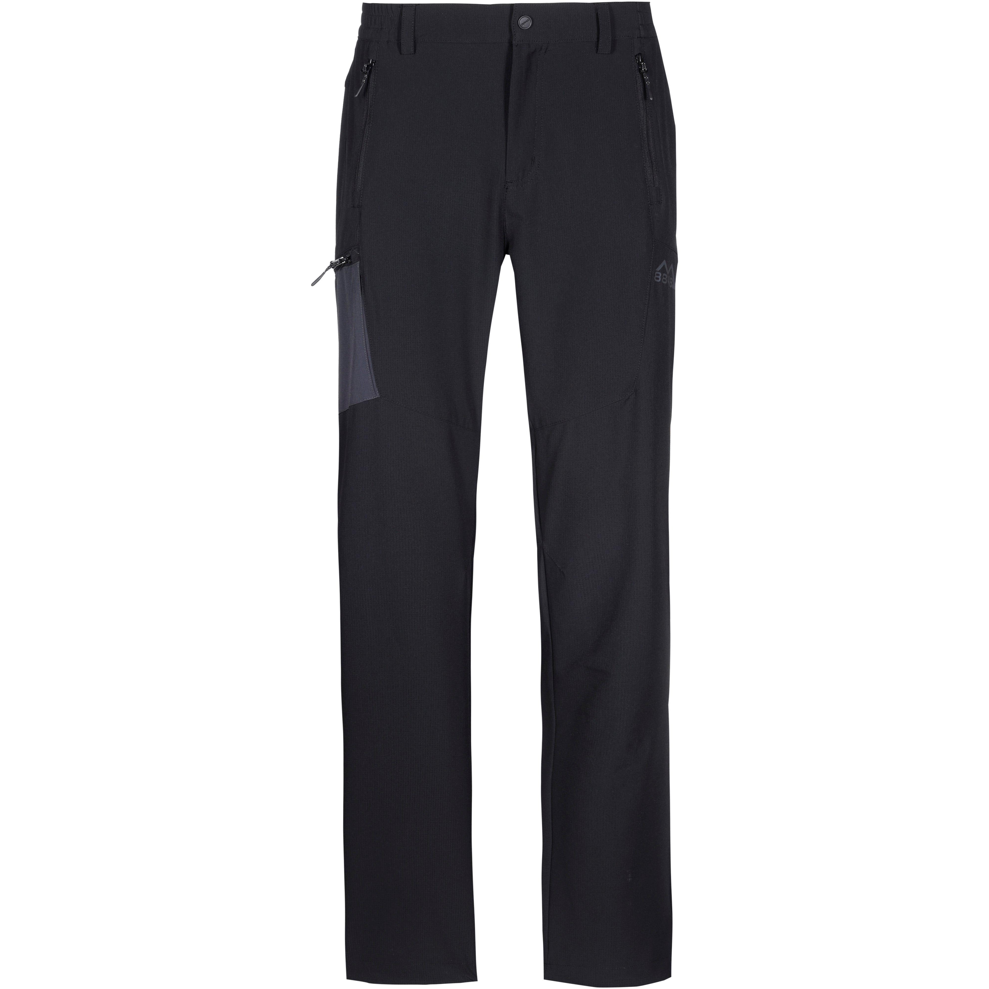 8848 Outdoor Robuste Wanderhose Kunstfaser Schwarz