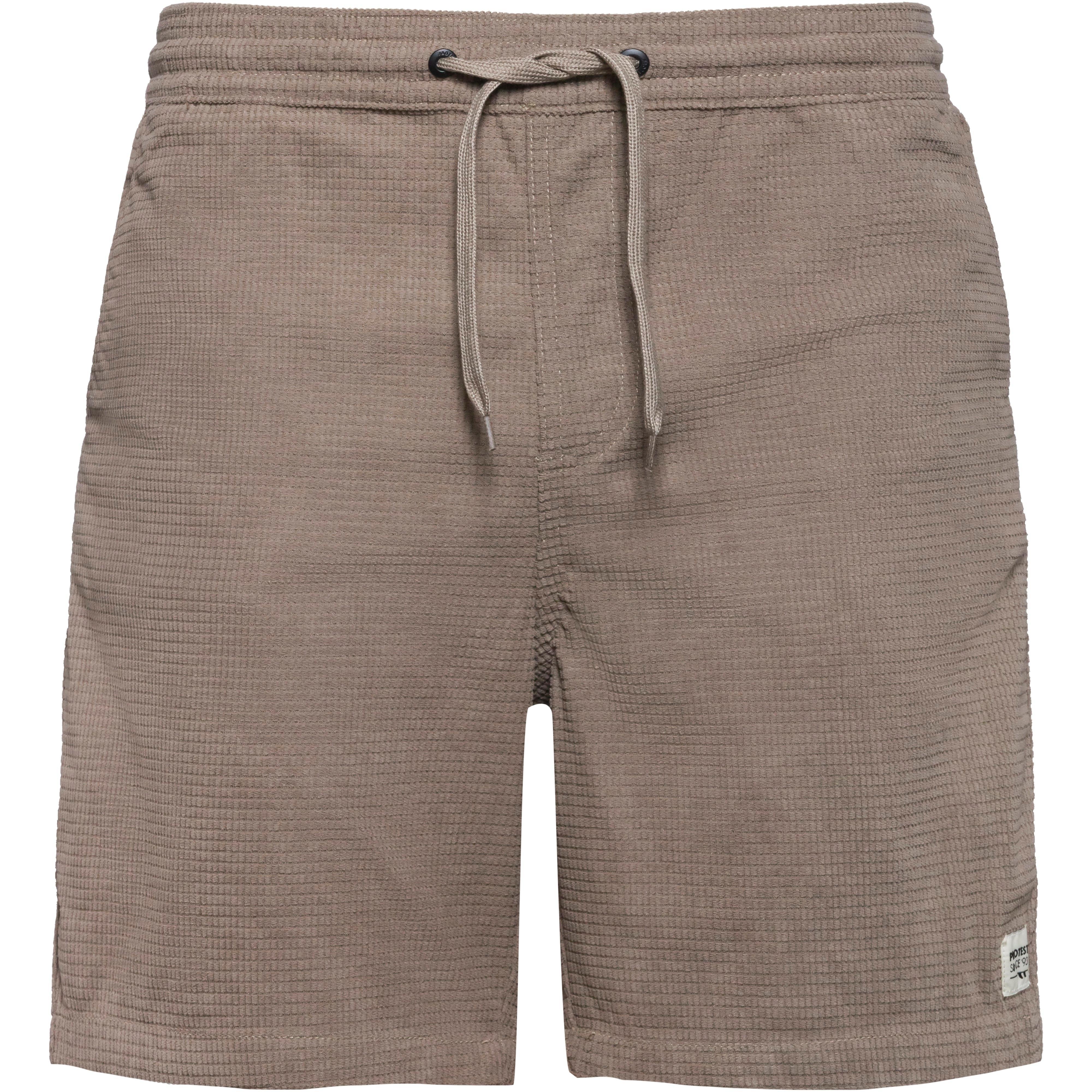 Protest Shorts Elastikbund Eingriffstaschen Beige