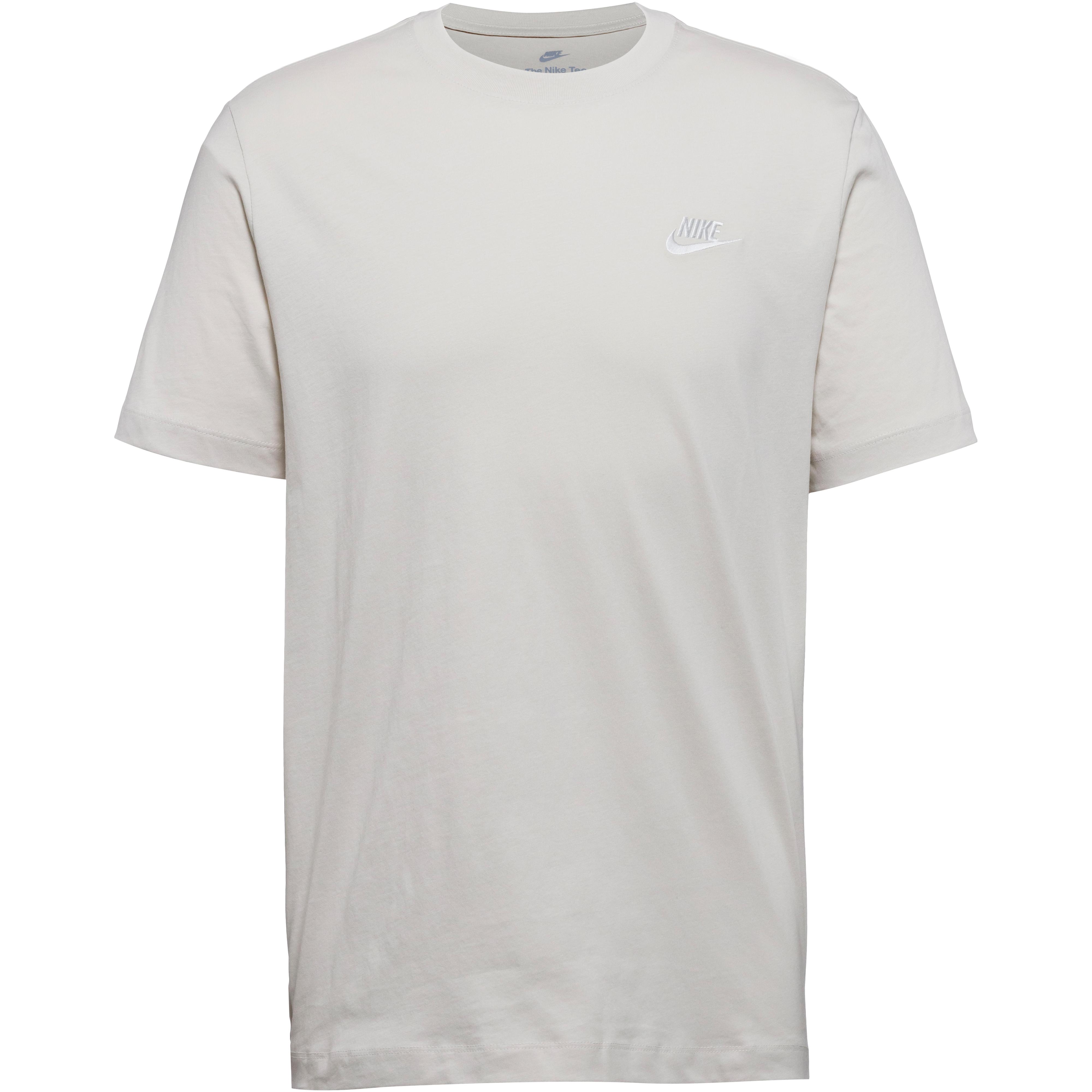 Nike T-Shirt Rundhals Baumwolle Beige