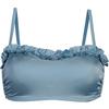Lascana Bandeau-Top Bikini Oberteil Damen - greyblue