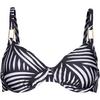 Lascana B&uuml;gel-Top Bikini Oberteil Damen - anthracite-c